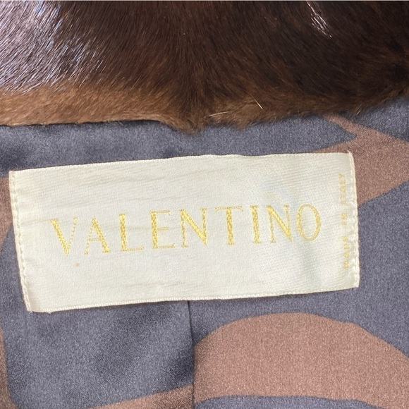 Valentino Runway Vintage Leopard Print Mink Fur Coat with Genuine Alligator Belt - Picture 8 of 11